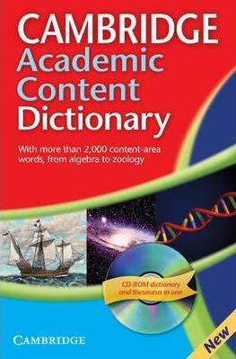Cambridge Academic Content Dictionary + CD-ROM