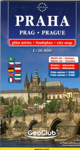 Praha plán mesta 1:16 000 - Kolektív autorov