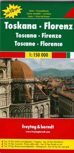 Toskánsko - Florencia mapa 1:150 000