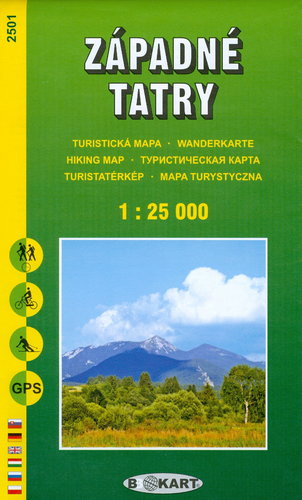 TM 2501 Západné Tatry 1:25 000 - slov.
