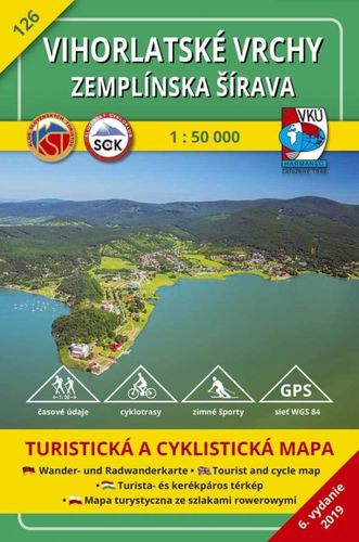 Vihorlatské vrchy - Zemplínska šírava - TM 126, 1: 50 000 - Kolektív autorov