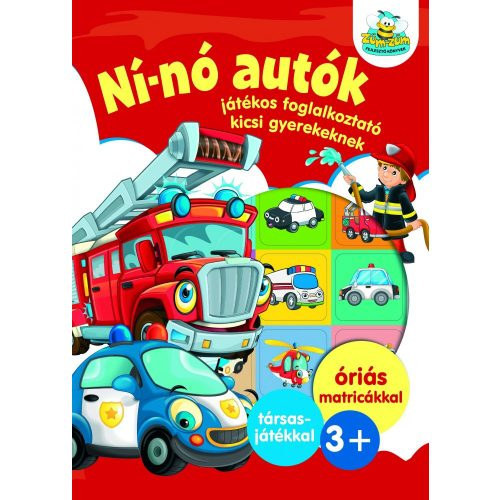 Ní-Nó autók - Játékos foglalkoztató kicsi gyerekeknek