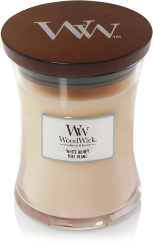 WoodWick WoodWick sviečka stredná White Honey