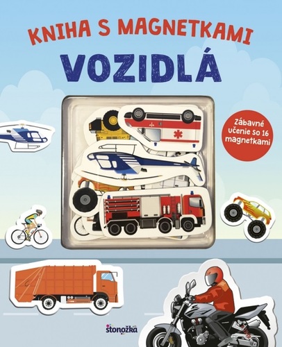 Kniha s magnetkami: Vozidlá - neuvedený,Zuzana Dodoková
