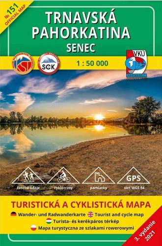 Trnavská pahorkatina - Senec - TM 151, 1: 50 000, 3. vydanie - Kolektív autorov
