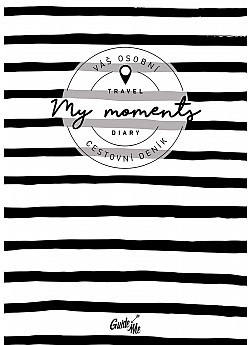 Cestovní deník My Moments - pruhovaný