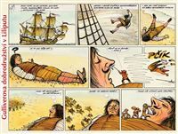 Gulliverova dobrodružství v Liliputu - Jonathan Swift