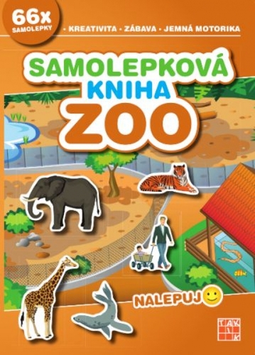 Samolepková kniha: Zoo - Simona Kadlíková