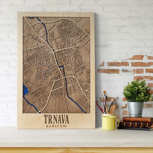 Interess 3D mapa mesta Trnava (45 x 30 cm)