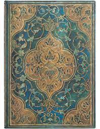 Diár Paperblanks 2023 Turquoise Chronicles Midi DAY