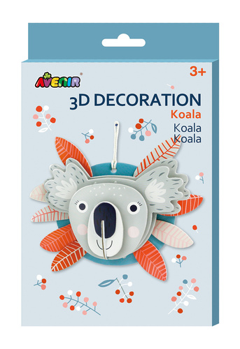 3D dekorácie na stenu Koala
