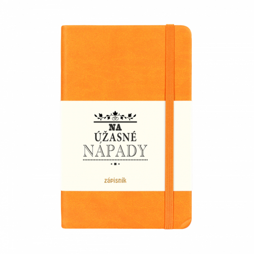 Albi Zápisník Pre úžasné nápady, oranžový, 11 cm × 17 cm