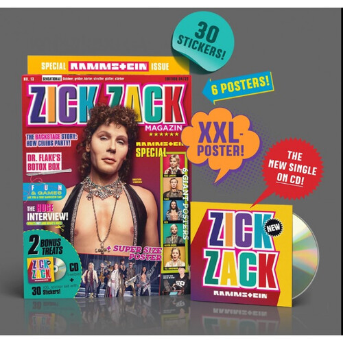 Rammstein - Zick Zack (English Version) CD single