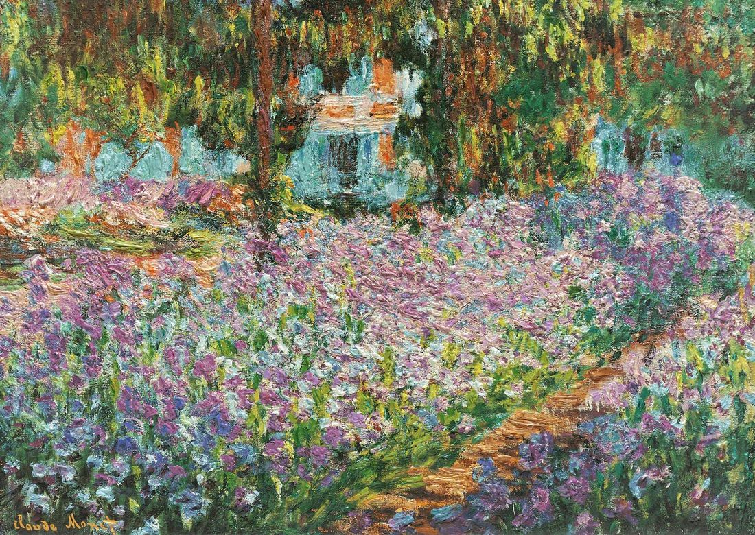 Puzzle Claude Monet: The Artist Garden at Giverny 1000 Enjoy