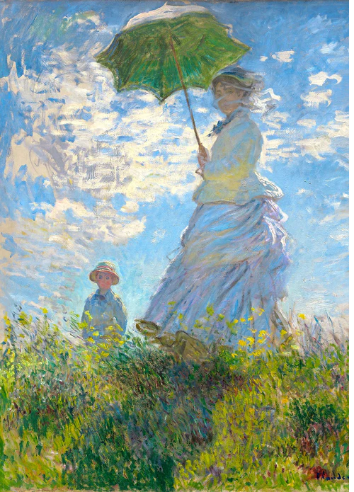 Puzzle Claude Monet: Woman with a Parasol 1000 Enjoy