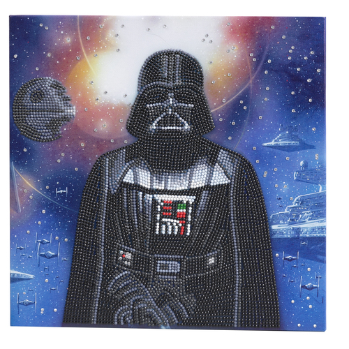Obraz Darth Vader Star Wars (30x30 cm) vykladanie z diamantov