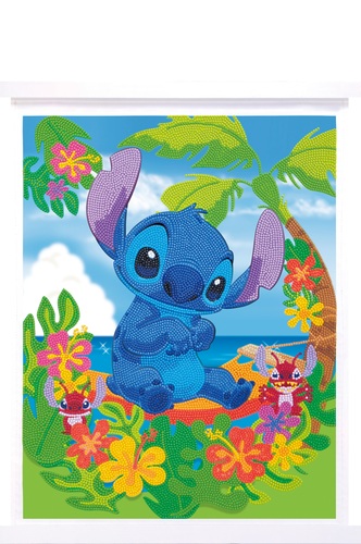 Craft Buddy Obraz v lištách Stitch Disney (35x45 cm) vykladanie z diamantov