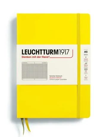 LEUCHTTURM1917 Zápisník LEUCHTTURM1917 Medium (A5) Lemon, 251 p., štvorcový