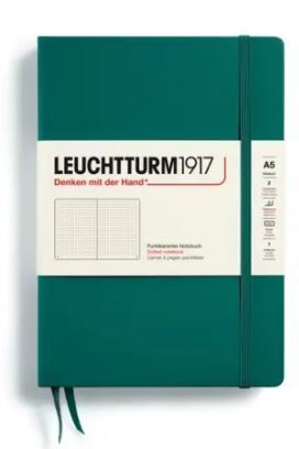 LEUCHTTURM1917 Zápisník LEUCHTTURM1917 Medium (A5) Pacific Green, 251 p., bodkovaný