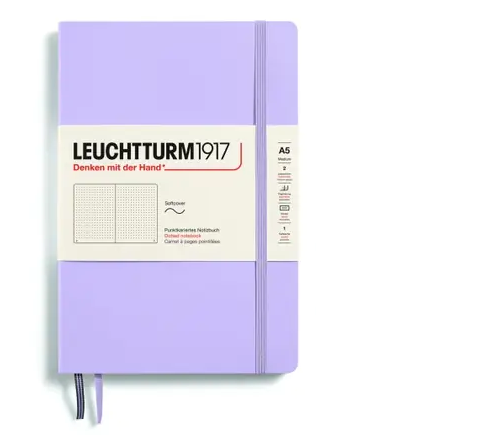 LEUCHTTURM1917 Zápisník LEUCHTTURM1917 Softcover Medium (A5) Lilac, 123 p., bodkovaný