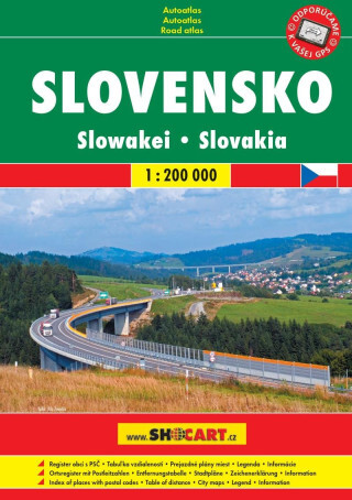 Slovensko - autoatlas 1:200 000 (CZ)