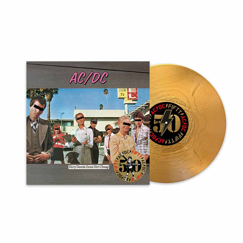 AC/DC - Dirty Deeds Done Dirt Cheap (50th Anniversary) (Gold Metallic) LP