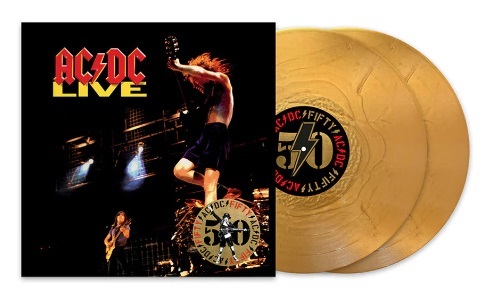 AC/DC - Live (50th Anniversary) (Gold Metallic) 2LP