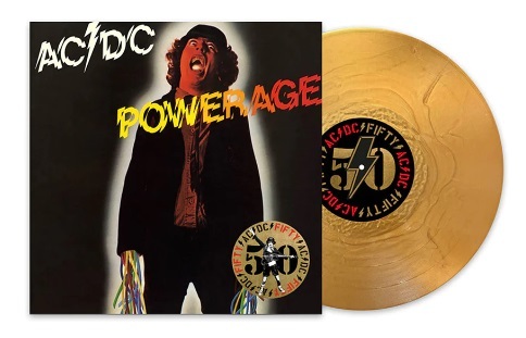AC/DC - Powerage (50th Anniversary) (Gold Metallic) LP