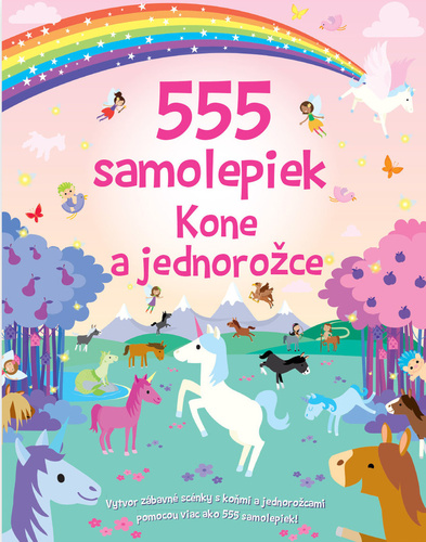 555 samolepiek - Kone a jednorožce