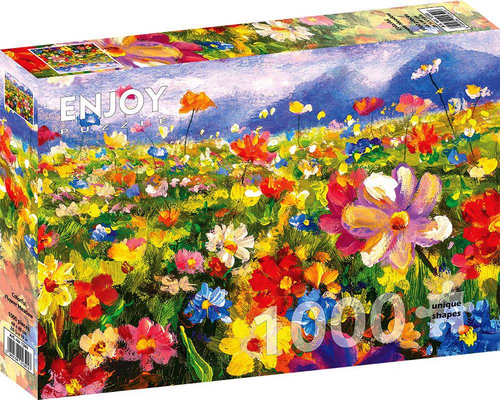 Puzzle Farebná kvetinová lúka 1000 Enjoy