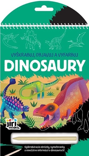 Vyškrabávacie vymaľovanky: Dinosaury