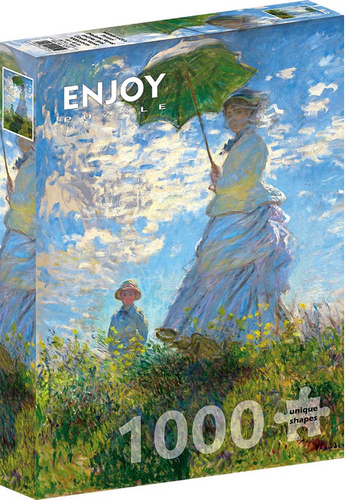 Puzzle Claude Monet: Woman with a Parasol 1000 Enjoy