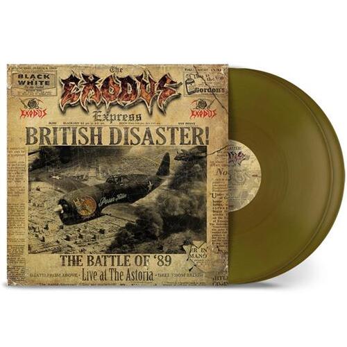 Exodus - British Disaster: The Battle of \'89 (Live At The Astoria) (Gold) 2LP