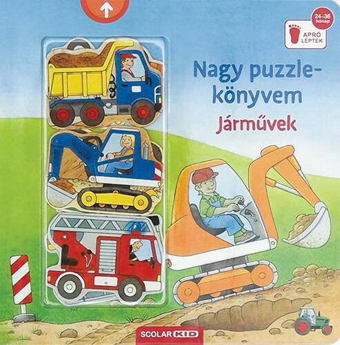 Nagy puzzle-könyvem - Járművek - Sabine Cunová,Andrea Illés