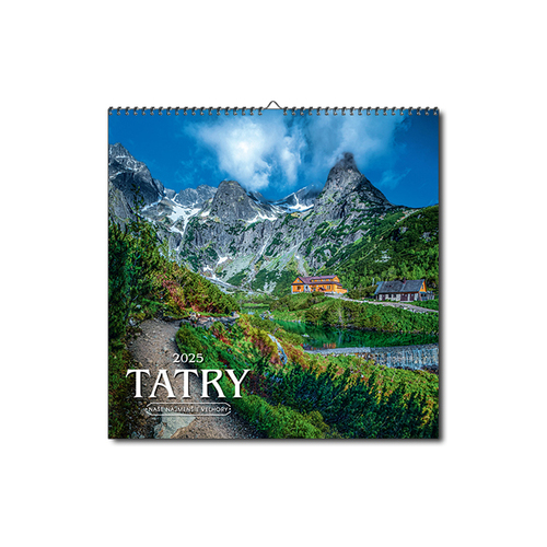 Nástenný kalendár Tatry štvorec 2025