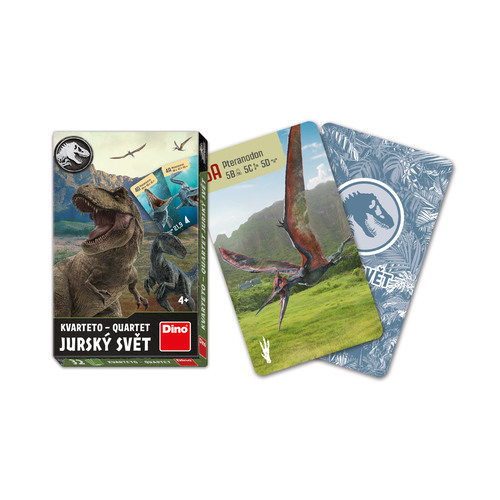 Hracie karty: Kvarteto Jurský svet Dino