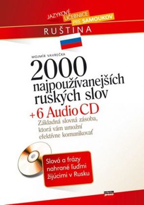 2000 najpoužívanejších ruských slov + 6 AUDIO CD