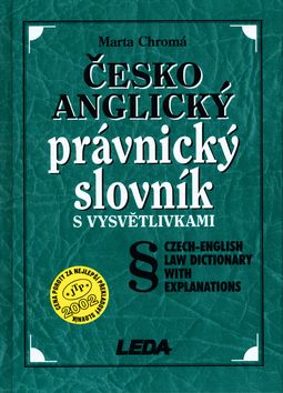 Česko - anglický právnický slovník