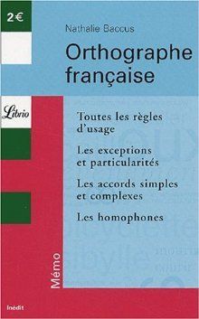 Orthographe francaise