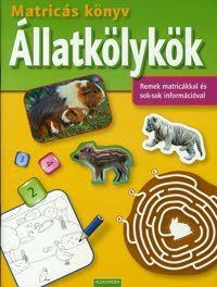 Matricás könyv: Állatkölykök