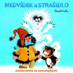 Medvídek a strašidlo - omalovánka