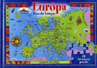 Európa puzzle-könyv