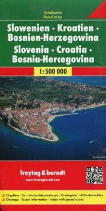 Slovinsko, Chorvátsko, Bosna-Hercegovina 1:500 - Automapa