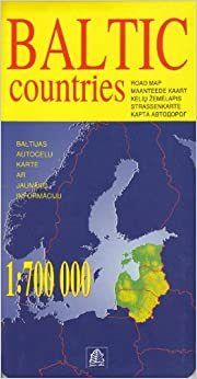 Baltic Countries Road Map 1:700 000