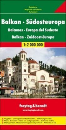 Balkán-JV Evropa 1:2 000 000 Automapa