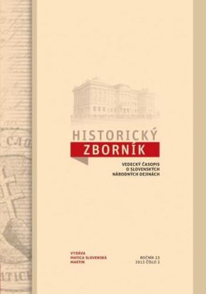 Historický zborník 23, 2/2013