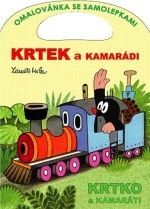 Krtek a kamarádi se samolepkami, omalovánka