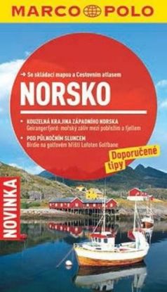 Norsko - cestovní průvodce se skládací mapou