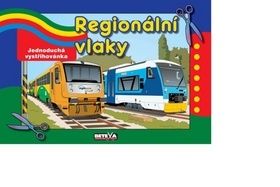 Regionální vlaky - Jednoduchá vystřihovánka