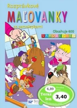 Rozprávkové maľovanky so samolepkami